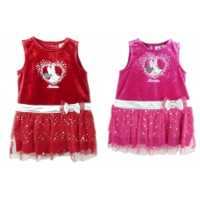 Minnie Velour special occassion dress with lace & sequins -- £7.99 per item - 4 pack